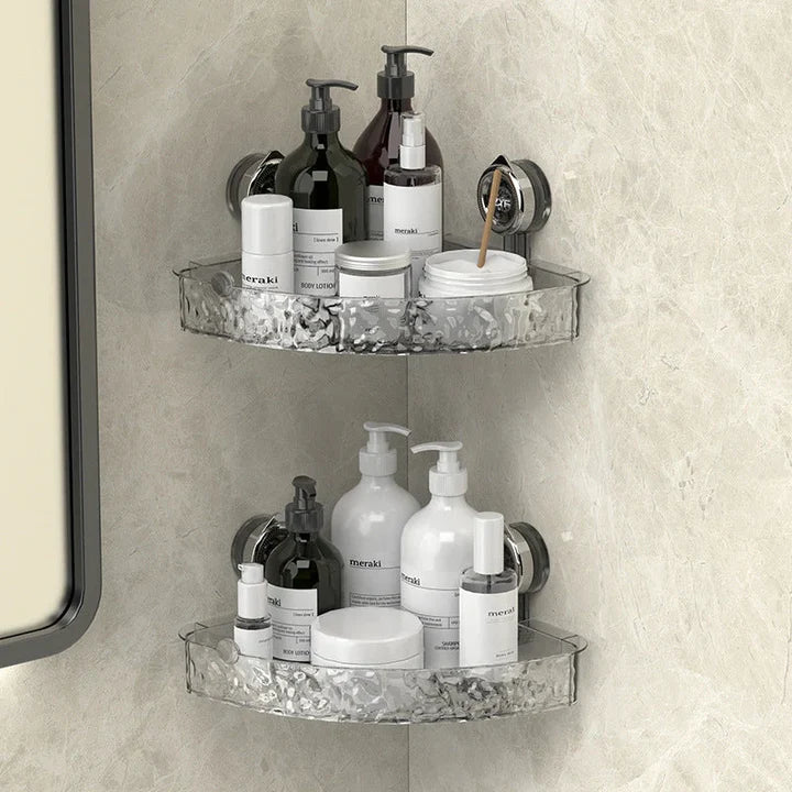 Acrylic Suction Corner Shelf (Buy 2 Get Free Gift)