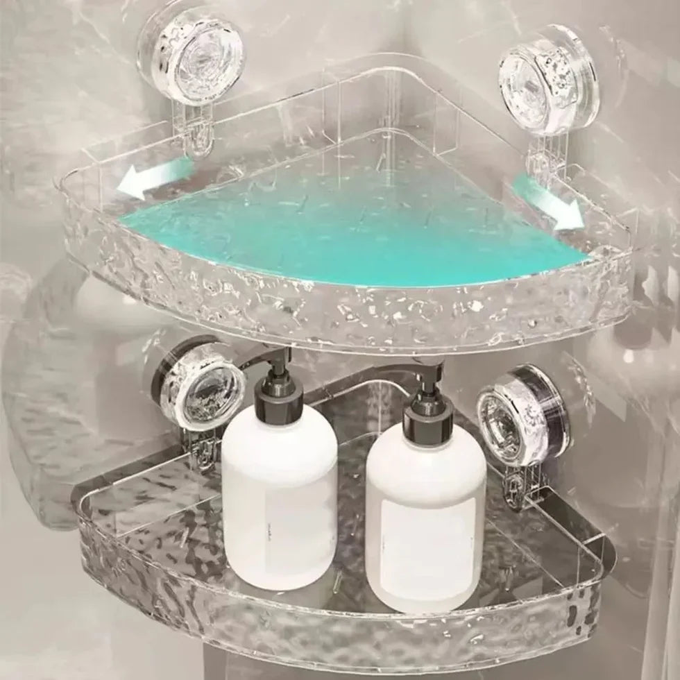 Acrylic Suction Corner Shelf (Buy 2 Get Free Gift)