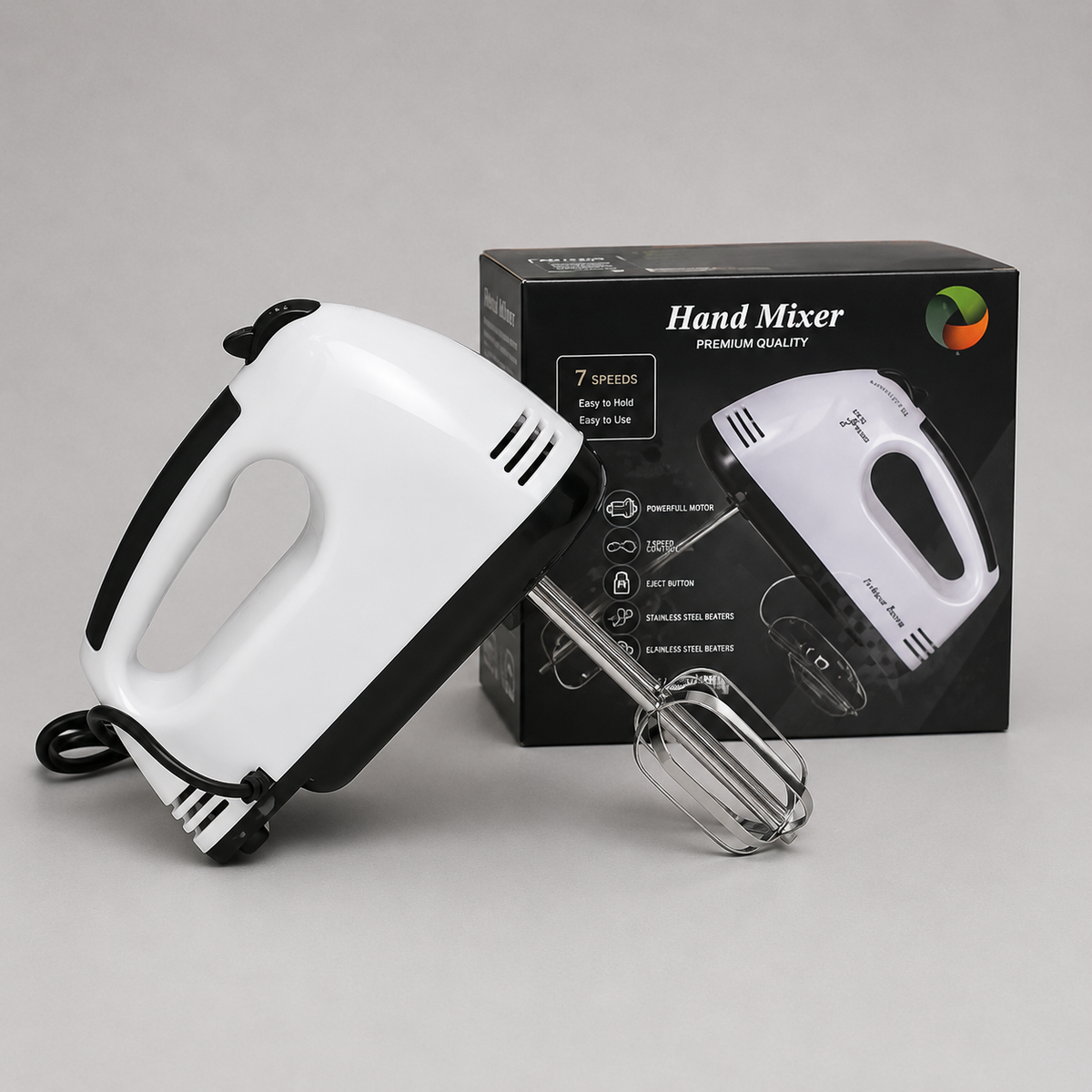 Unique Rock Hand Mixer – 200W Electric Beater