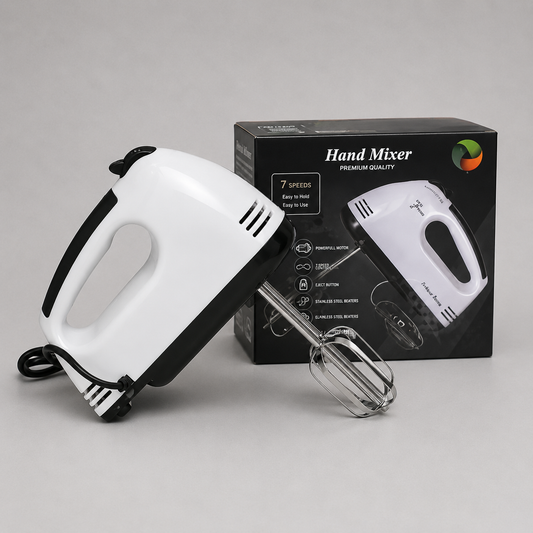 Unique Rock Hand Mixer – 200W Electric Beater