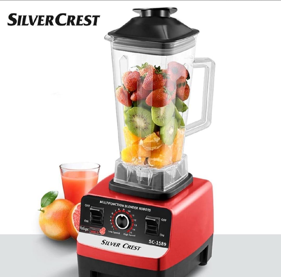 2L BPA Free Multifunctional Blender Set Red Black