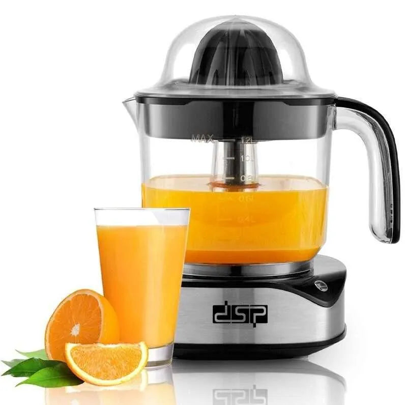 Portable Electric Citrus Juicer Black Stainless Steel