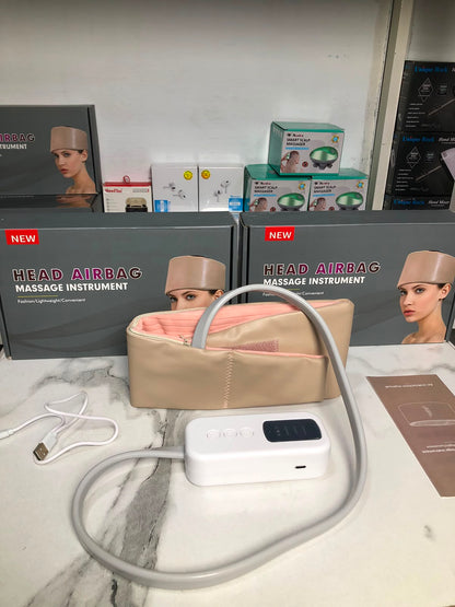 Head Airbag Massage Instrument – Portable Head Massager